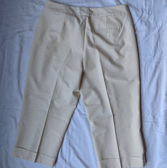 Fully-lined dress capris in cream - Picture 5 of 7